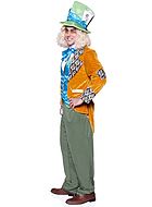 Gale Hatteren, kostymetopp og -bukser, brokade, knapper, fløyel